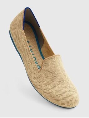 Rothy’s The Loafer Shoes Sahara Gold Giraffe Print Size Women’s 8.5